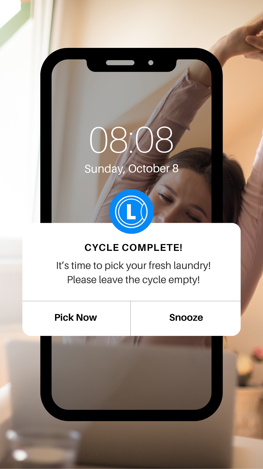 New feature: Cycle complete notification - Laundromat Management System